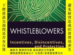 二手書博民逛書店Whistleblowers:罕見Incentives, Disincentives, and Protectio