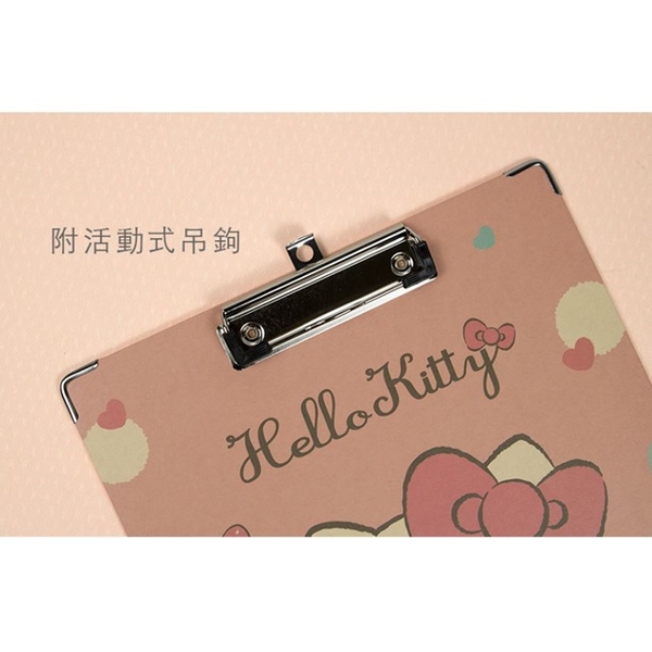 小禮堂 Hello Kitty A4牛皮紙夾板 (草莓冰淇淋款) 4713752-407503 product thumbnail 4
