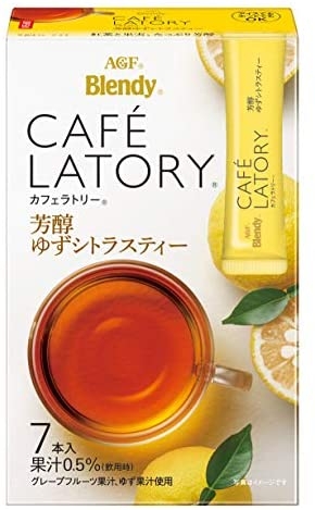 日本 AGF Blendy 芳醇系列 6入×6箱 草莓奶茶 白桃 柚子柑橘茶 水果茶 沖泡茶粉咖啡【小福部屋】