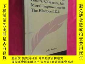二手書博民逛書店Essays罕見Relative to the Habits, Character and Moral... （小