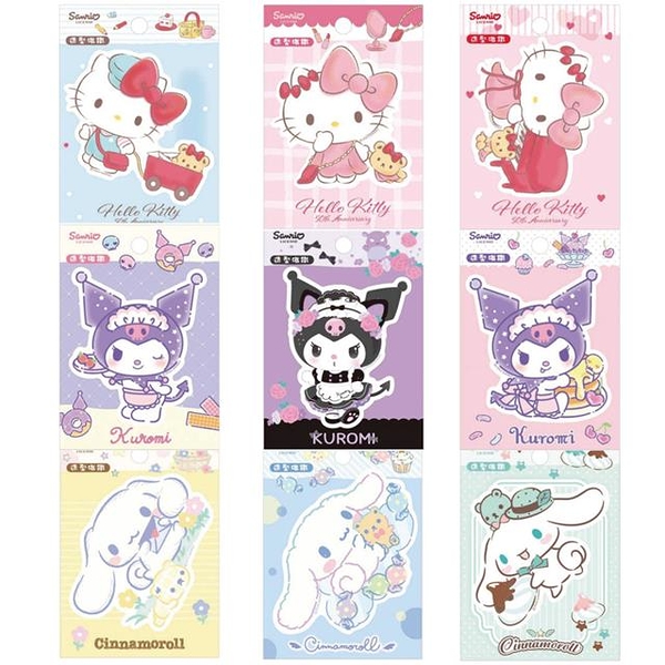 小禮堂 Sanrio 三麗鷗 造型平面磁鐵 (生活款) Kitty 酷洛米 大耳狗