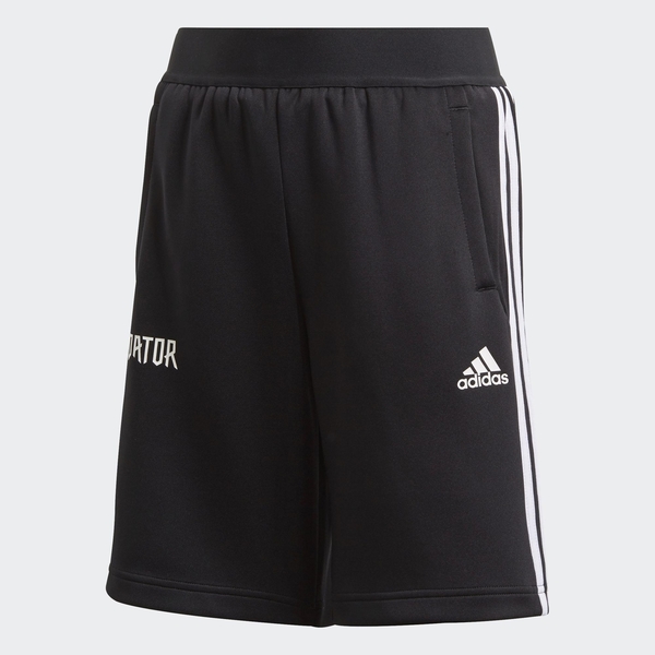 ADIDAS PREDATOR 3S 童裝 大童 短褲 運動 休閒 舒適 吸濕 排汗 口袋 黑【運動世界】FL2757