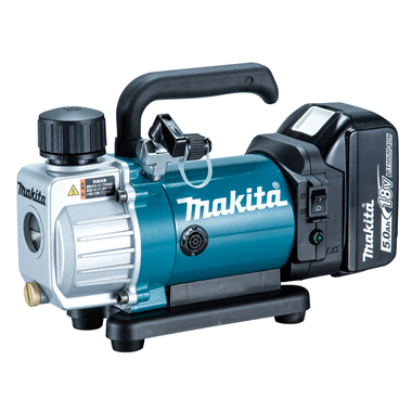 [ 家事達 ]日本Makita - DVP180 充電式真空幫浦- 18V (主機+5.0電池*1+充電器+工具箱) 打氣機