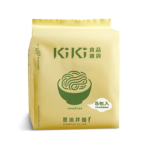 KiKi蔥油拌麵*5包/袋【愛買】