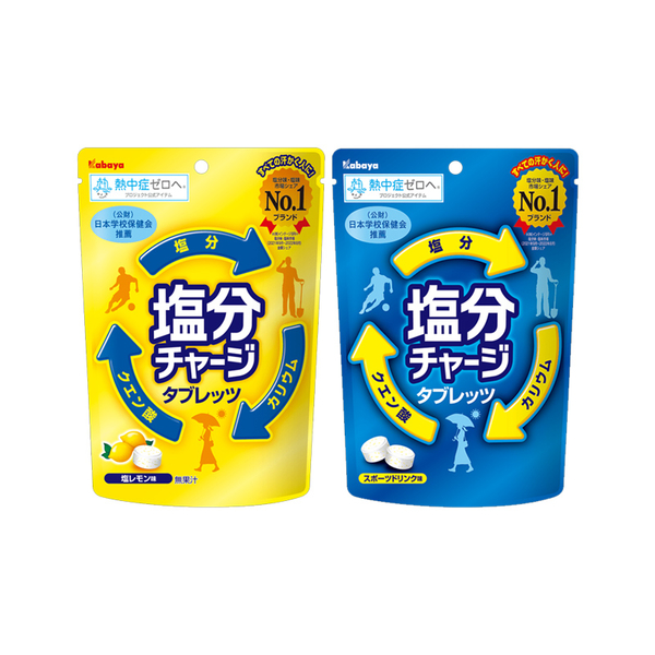 【豆嫂】日本零食 kabaya卡巴 鹽分補給錠(原味/檸檬) product thumbnail 2