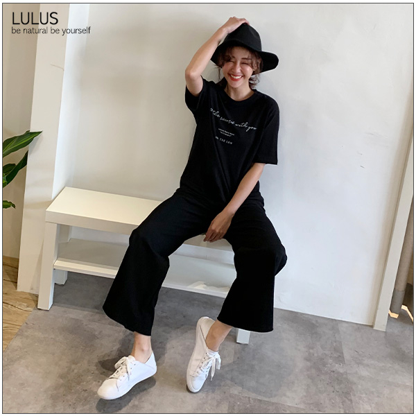 LULUS-D韓製-草寫OFFTHE短袖T恤-３色  【01190272】 product thumbnail 3