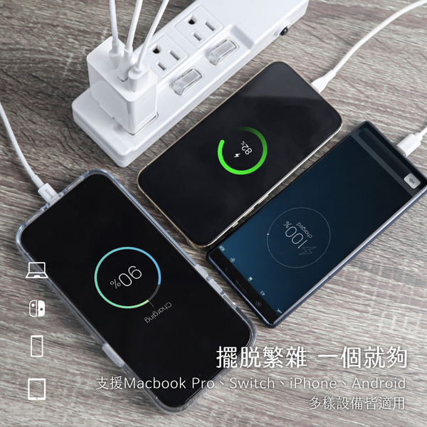 KINYO 三孔急速充電器 20W PDCB-025 product thumbnail 4