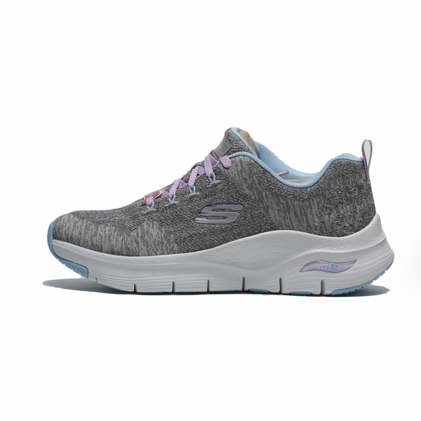 SKECHERS 休閒鞋 ARCH FIT 灰紫 寬楦 健走鞋 女 149414WCCLV product thumbnail 4