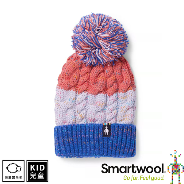 【SmartWool 美國 孩童 Isto 毛球保暖毛帽《淺灰》】SW011497/針織帽/羊毛帽/保暖帽