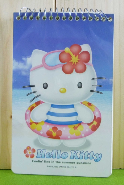 【震撼精品百貨】Hello Kitty 凱蒂貓~筆記本~泳圈【共1款】