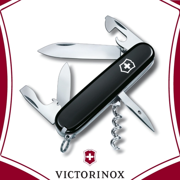 【VICTORINOX 維氏 瑞士 Spartan 9.1cm 瑞士刀《黑》】1.3603/工具鉗/摺疊刀/登山/露營