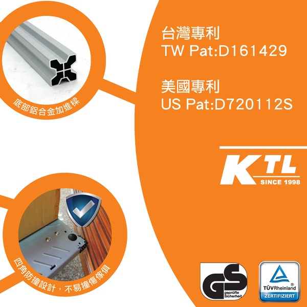 【台灣製造】折疊式手推車 KT-800-L3 黑 耐重手推車 折疊手推車 推車 大型推車 product thumbnail 2