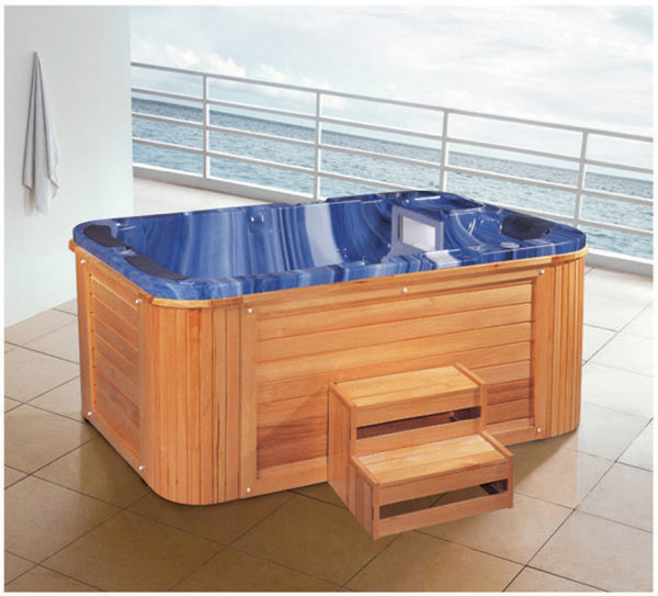 【麗室衛浴】BATHTUB WORLD 獨家擁有 豪華按摩浴缸 G-8003 多種出水按摩方式 1900*1350*840mm