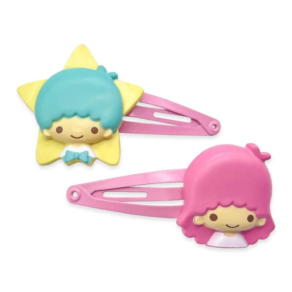 【震撼精品百貨】雙子星小天使_Little Twin Stars KiKi&LaLa~三麗鷗雙子星造型鐵髮夾2入組(朋友款)*26863 product thumbnail 3