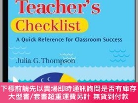 二手書博民逛書店預訂The罕見First-Year Teacher S Checklist: A Quick Reference