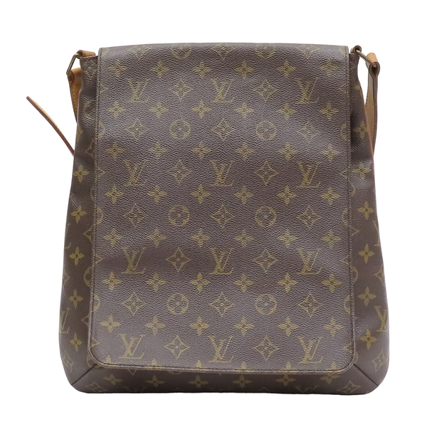 【二手名牌BRAND OFF】LOUIS VUITTON LV 路易威登 棕色 原花帆布 經典原花王菲包 Musette 肩背包 M51256