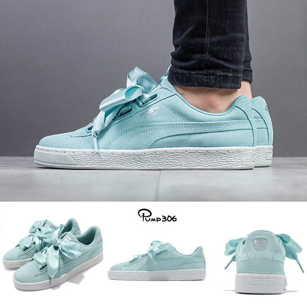 puma suede heart quarry