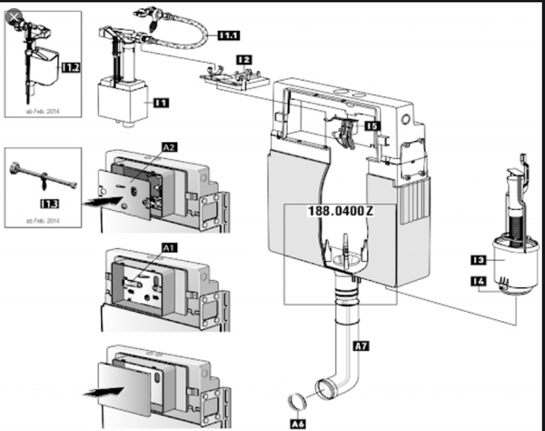 【麗室衛浴】德國 SCHWAB 628458原廠 3分側進水器