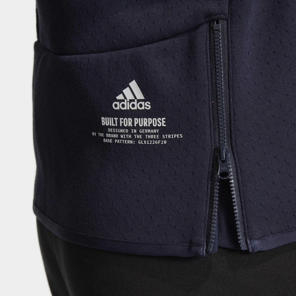 ADIDAS Z.N.E. HOODIE 女裝 外套 連帽 寬版 拉鍊口袋 運動 休閒 粉 藍【運動世界】GM3279 product thumbnail 6