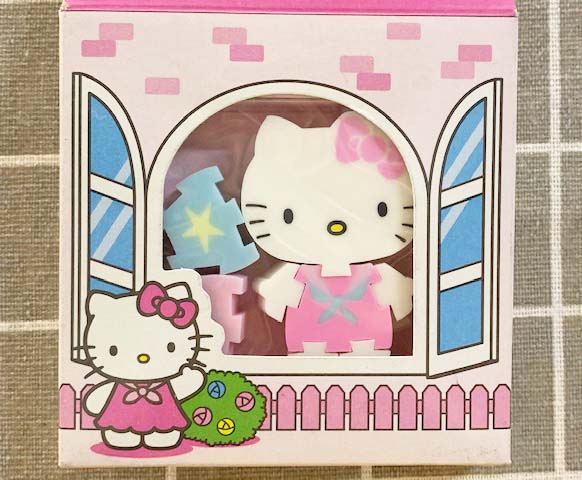 【震撼精品百貨】Hello Kitty 凱蒂貓~橡皮擦-拼圖*01600 product thumbnail 2