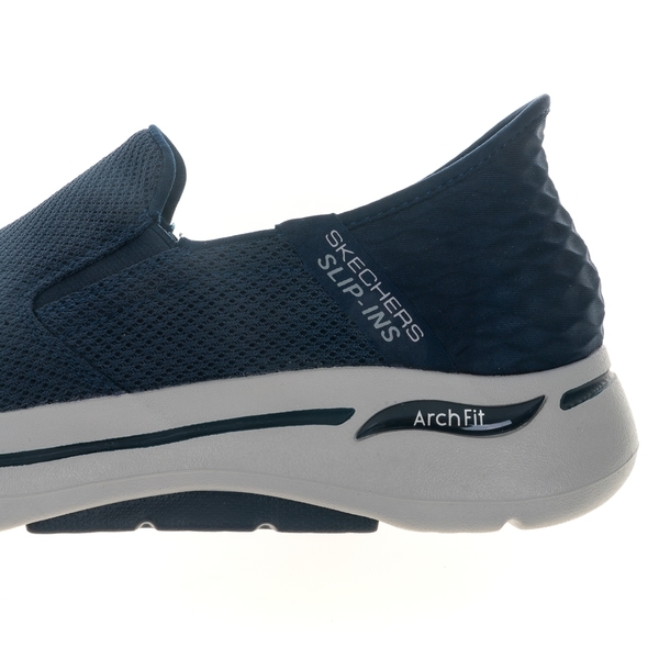 Skechers Go Walk Arch Fit Slip-Ins 休閒鞋 男 深藍 無鞋帶 健走鞋 216259NVY product thumbnail 7