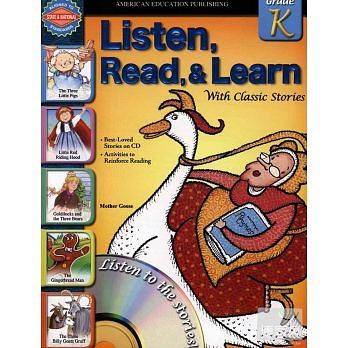 (二手原文書)Listen, Read, and Learn with Classic Stories, Grade K