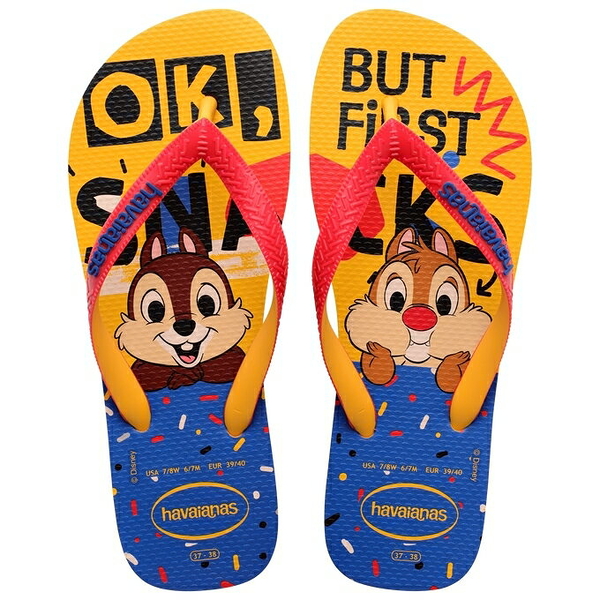 havaianas 哈瓦士 巴西人字拖 男款 Disney stylish 奇奇蒂蒂 涼鞋 拖鞋 夾腳拖 海灘鞋【南風百貨】