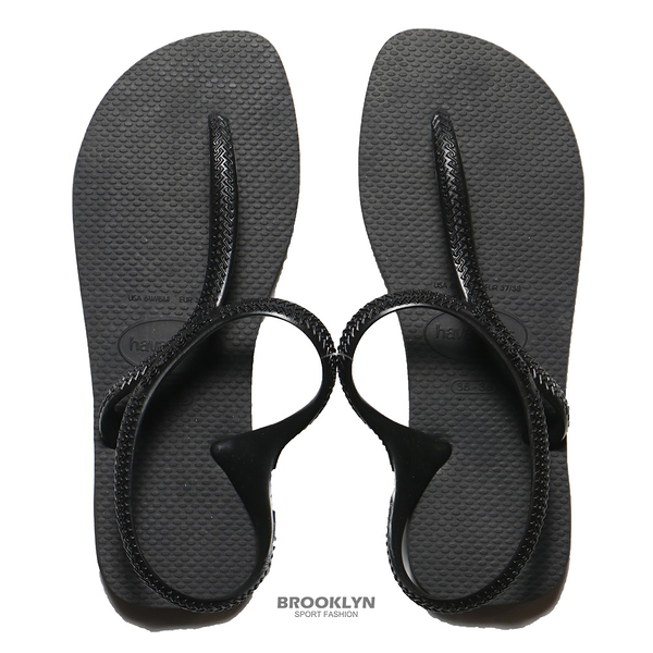 HAVAIANAS 哈瓦仕 涼鞋 中性 基本款 黑色 女 (布魯克林) 40000390090W