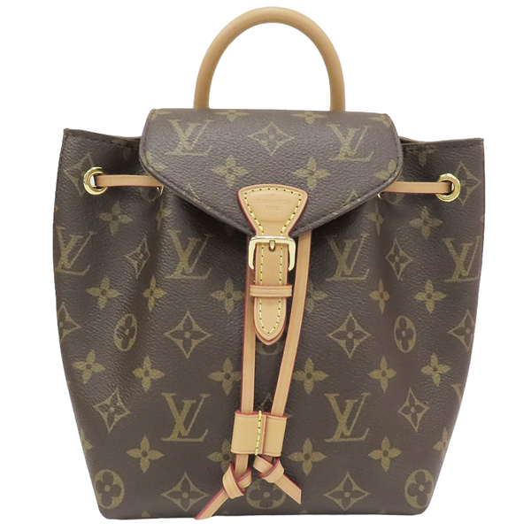 【二手名牌BRAND OFF】LOUIS VUITTON LV 路易威登 原花 PVC塗層帆布 Montsouris BB 後背包 M45502