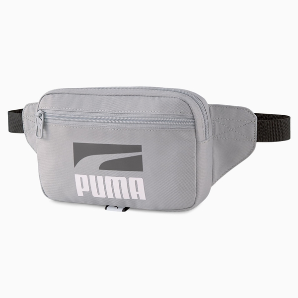 PUMA Plus II Unisex 腰包 拉鍊開口 內袋 復古 反光 灰【運動世界】07839403