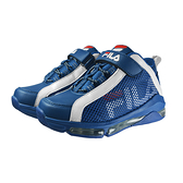 《FILA》兒童 氣墊籃球鞋 藍白 3-B415W-311