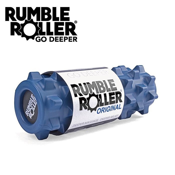 【南紡購物中心】Rumble Roller 深層按摩滾筒 按摩滾輪 狼牙棒 短版33cm 標準版 代理商貨