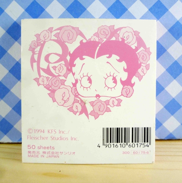 【震撼精品百貨】Betty Boop_貝蒂~便條本-粉玫瑰 product thumbnail 4