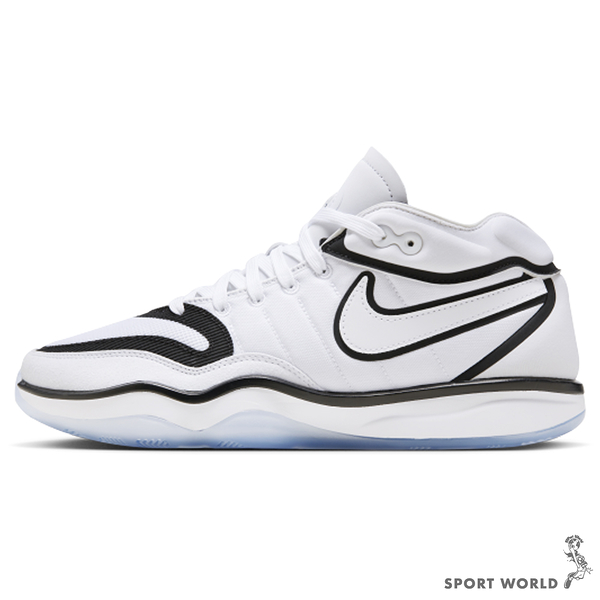 Nike 男鞋 籃球鞋 AIR ZOOM G.T. HUSTLE 2 EP 白黑【運動世界】DJ9404-102