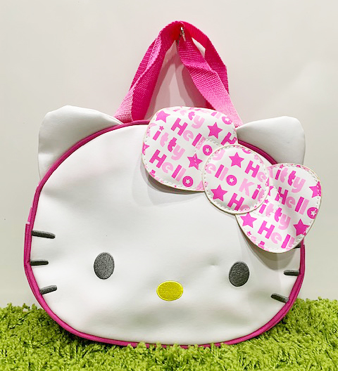 【震撼精品百貨】凱蒂貓_Hello Kitty~日本SANRIO三麗鷗 KITTY 造型防水袋/手提袋-大頭緞帶#75488