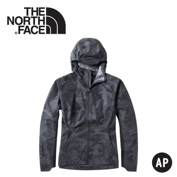 【The North Face 男 防水外套《迷彩印花》】3YVE/防水外套/衝鋒衣/防風外套/保暖外套/防風