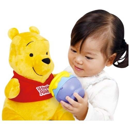 【震撼精品百貨】迪士尼幼兒~維尼熊與蜂蜜罐玩偶【共1款】