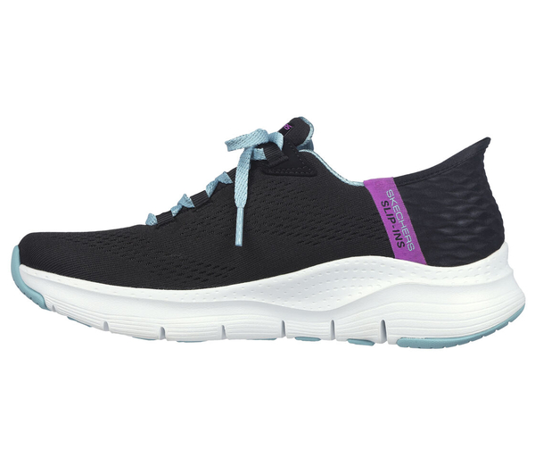 SKECHERS ARCH FIT 女款 黑藍紫色 健走鞋 瞬穿舒適科技 149568BKMT【KAORACER】 product thumbnail 2