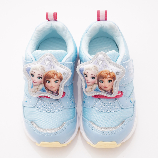 日本Moonstar機能童鞋 冰雪奇緣聯名電燈鞋款 12445藍(中小童段) product thumbnail 4
