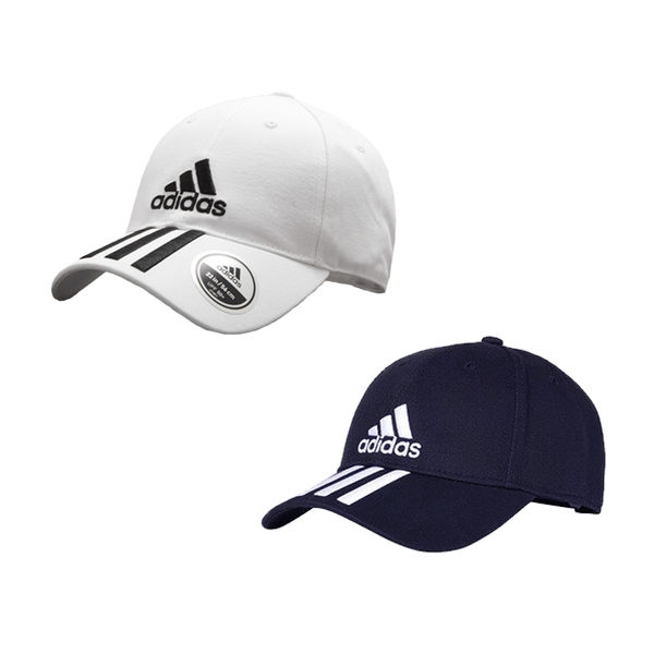 Adidas 愛迪達 三線帽 深藍 運動帽 老帽 六分割帽 6-Panel Cap 經典棒球帽 運帽 電繡 DU0198