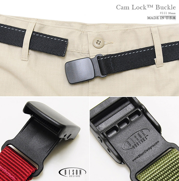 丹大戶外【BISON DESIGNS 】 Cam Lock™ Buckle腰帶 111 四色 褲帶│皮帶│休閒腰帶