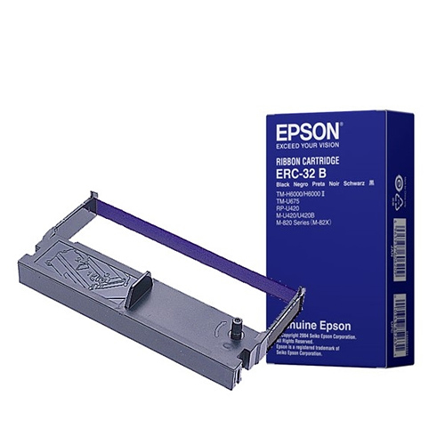 EPSON 收銀機色帶ERC-32B(黑色)適用機種:TM-H6000II/TM-U675/RP-U420