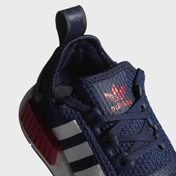 ADIDAS ORIGINALS NMD_R1 大童 女鞋 休閒 經典 襪套 回彈 深藍【運動世界】FV1693 product thumbnail 7