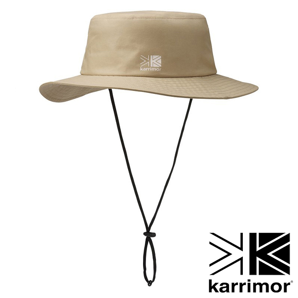 【karrimor】Rain 3L hat 2 三層防水圓盤帽『米黃』101069 戶外 休閒 運動 露營 登山 吸濕 排汗 快乾