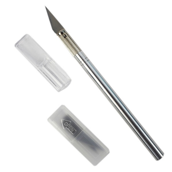 TRUST 信億 T-600 鋁合金雕刻筆刀 /一盒12組入(定100) 台灣製 美術用雕刻筆刀-信H-004