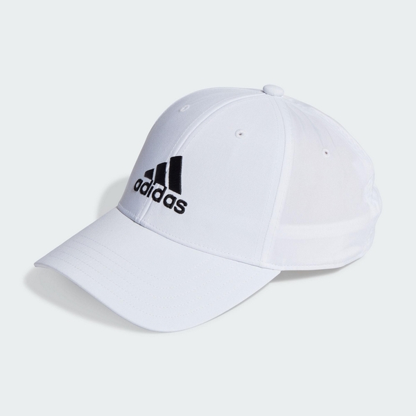 Adidas BBALLCAP LT EMB Logo 運動 老帽 刺繡 白 II3552