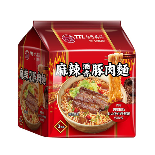 麻辣酒香豚肉麵