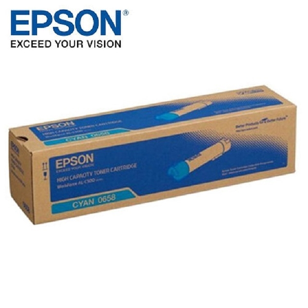 EPSON 愛普生 C13S050658 原廠高容量青色碳粉匣 適用 C500DN