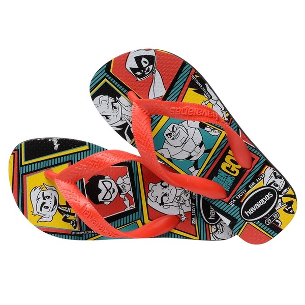 havaianas 哈瓦士 巴西人字拖 兒童款 Teen titans 少年悍將DC 涼鞋 拖鞋 夾腳拖 海灘鞋【南風百貨】 product thumbnail 2