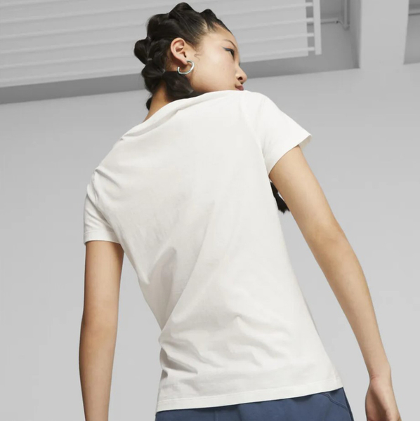 PUMA 短T SQUAD 基本系列 白 LOGO 短袖 T恤 短袖 休閒 女 67661165 product thumbnail 3